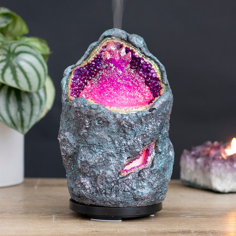 Purple Crystal Cave Electric Aroma Diffuser